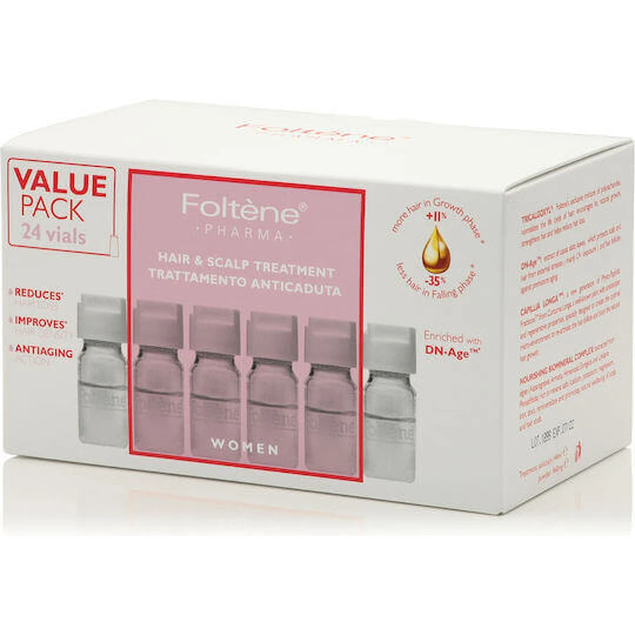 Foltene Hair & Scalp Treatment Ампулы для волос от выпадения для женщин 24x6 мл: цены и характеристики