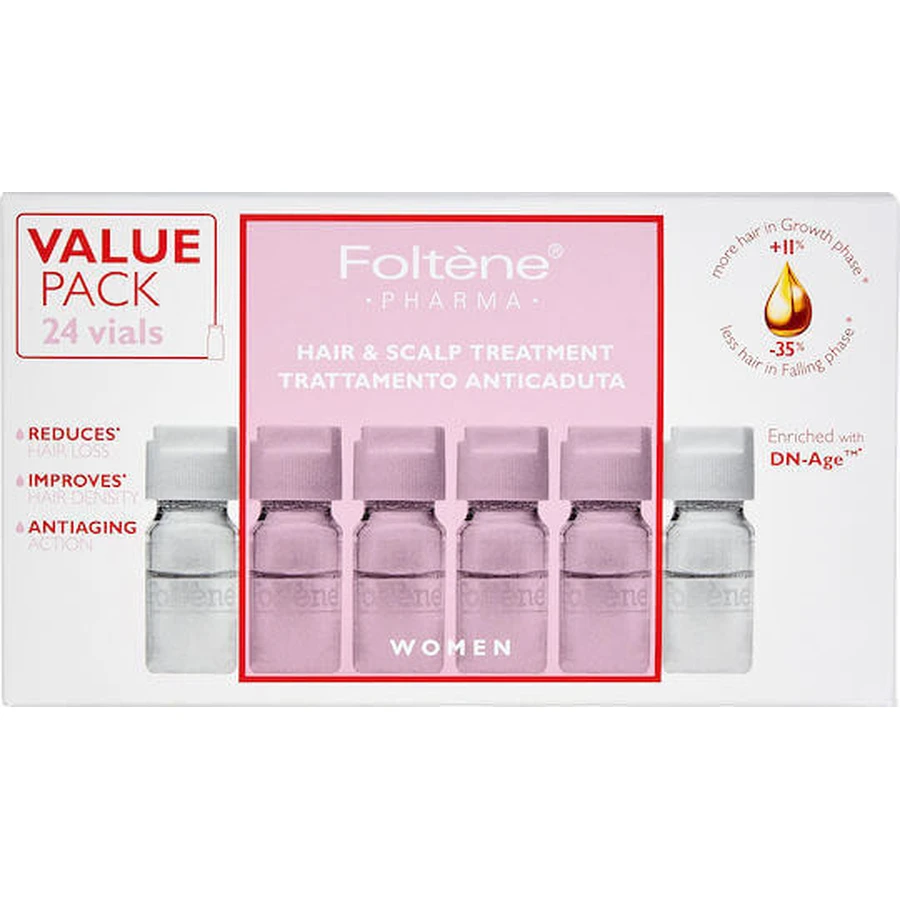 Foltene Hair & Scalp Treatment Ампулы для волос от выпадения для женщин 24x6 мл: цены и характеристики