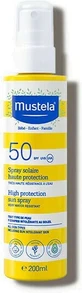 Mustela Водостійкий дитячий сонцезахисний крем-спрей SPF50 200 мл
