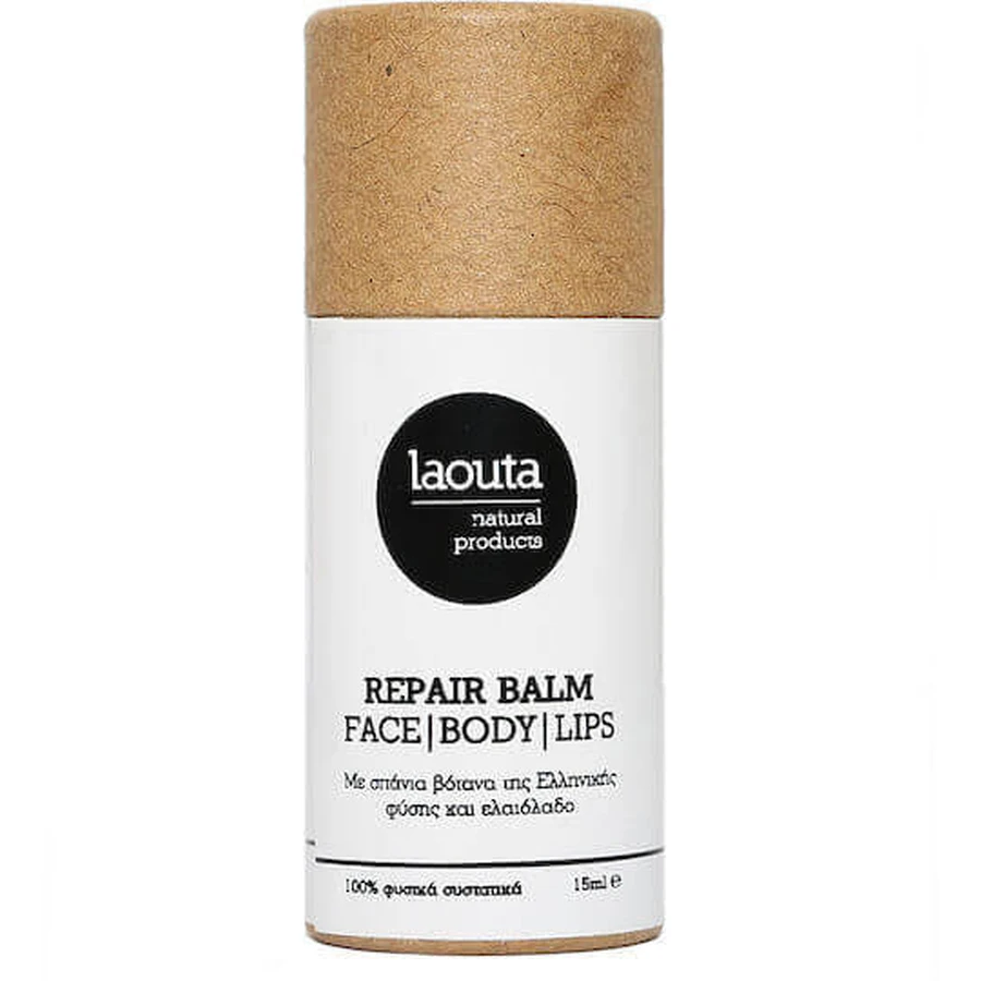 Laouta Natural Products Repair Зволожуючий відновлюючий бальзам для сухої шкіри 15мл: ціни та характеристики