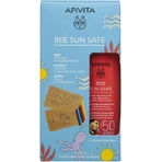 Apivita Bee Sun Safe Водостійкий дитячий сонцезахисний крем-спрей SPF50 200 мл та подарунок 2 пазла та кольорові олівці: ціни та характеристики