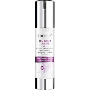Зволожуючий крем для обличчя Froika Sensitive Light 24h з гіалуроновою кислотою та пептидом 50мл
