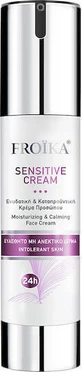 Зволожуючий крем для обличчя Froika Sensitive Light 24h з гіалуроновою кислотою та пептидом 50мл
