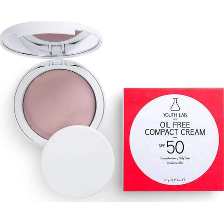 Лабораторія молодості. Безмасляна сонцезахисна пудра для обличчя SPF50 з середнім пігментом 10г: ціни та характеристики