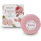 L' Erbolario 3 Rosa Sapone Profumato Body Soap Bar 100gr