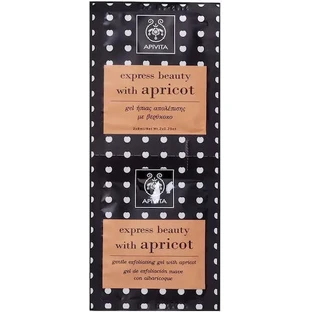 Apivita Express Beauty Абрикосовый скраб-гель для лица для нормальной/сухой кожи 16 мл