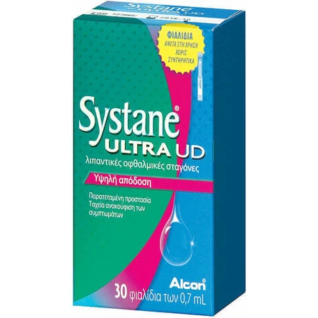 Глазные капли Systane Ultra для сухих глаз 30х0,7 мл: цены и характеристики