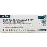 Sejoy SARS-CoV-2 та грип A+B та RSV 1 шт Швидка самодіагностика за допомогою носової проби