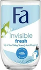 Fa Дезодорант Invisible Fresh Lily Of The Vallery дезодорант 48h Roll-On 50ml