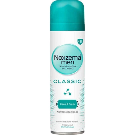 Noxzema Men Classic Clean & Fresh Deodorant 48h Дезодорант-спрей 150 мл: цены и характеристики