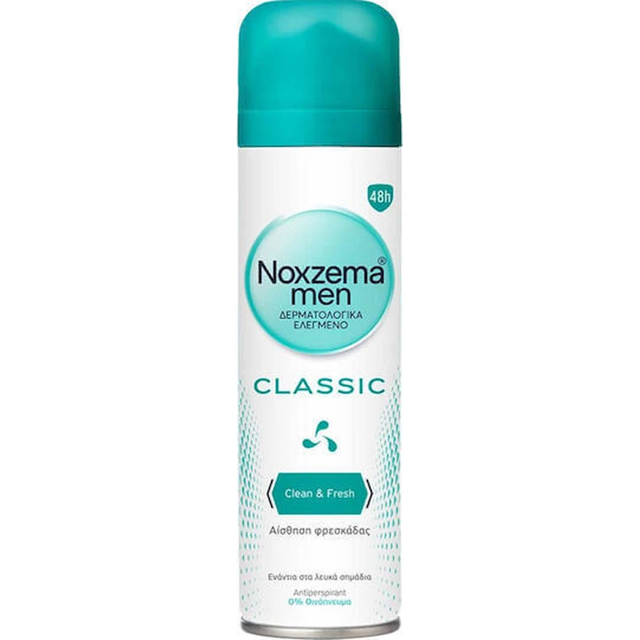 Noxzema Men Classic Clean & Fresh Deodorant 48h Дезодорант-спрей 150 мл: цены и характеристики