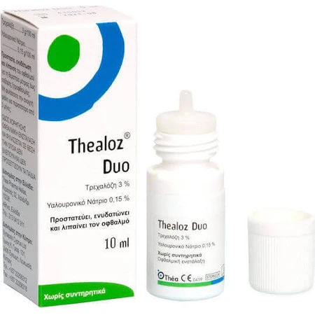 Thea Pharma Hellas Thealoz Duo Глазные капли для сухих глаз 10 мл: цены и характеристики