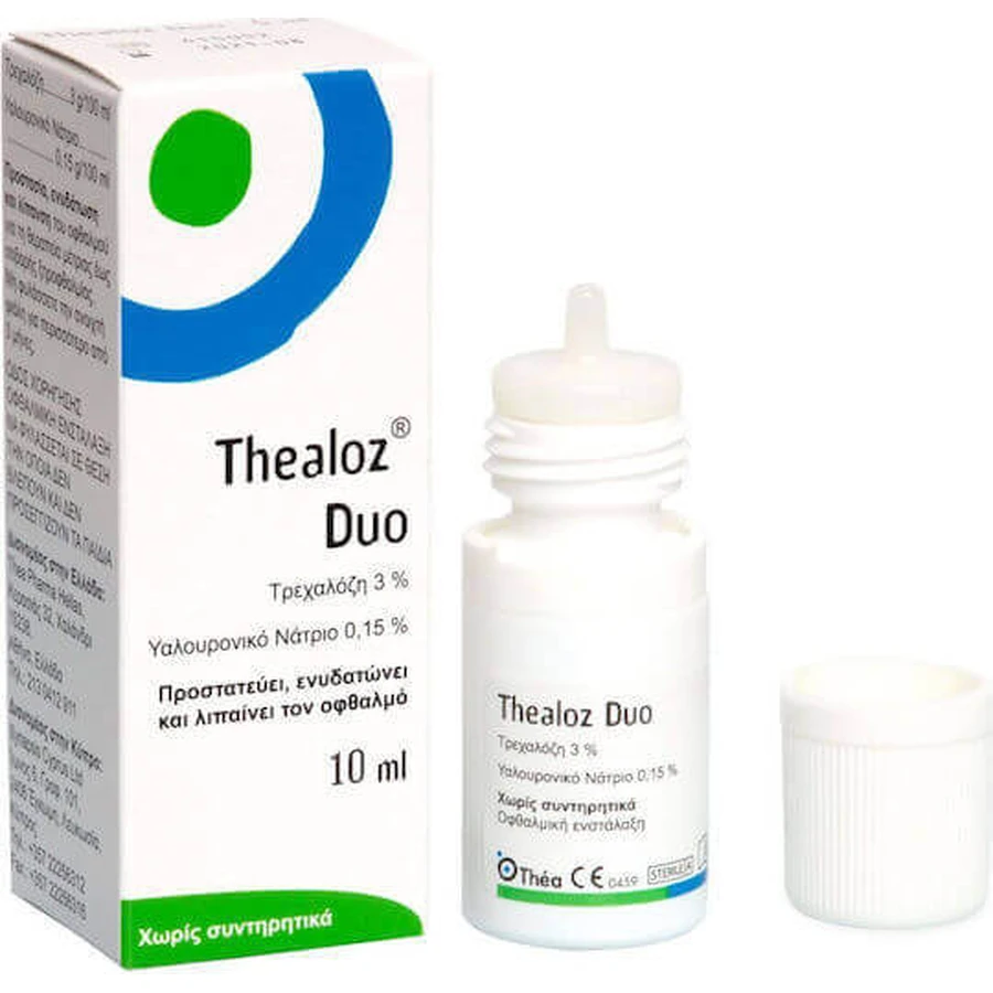 Thea Pharma Hellas Thealoz Duo Глазные капли для сухих глаз 10 мл: цены и характеристики