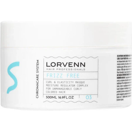 Lorvenn Frizz Free Curl Style & Elasticity Colour Retaining Hair Mask 500 мл: цены и характеристики