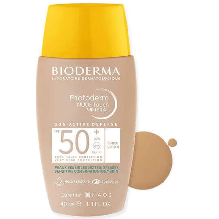 Bioderma Photoderm Nude Touch Mineral Минеральный крем для лица с защитой от солнца SPF50 40 мл: цены и характеристики