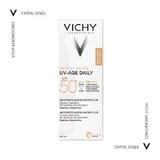 Vichy Capital Soleil UV-Age Ежедневный солнцезащитный крем для лица SPF50+ 80 мл
