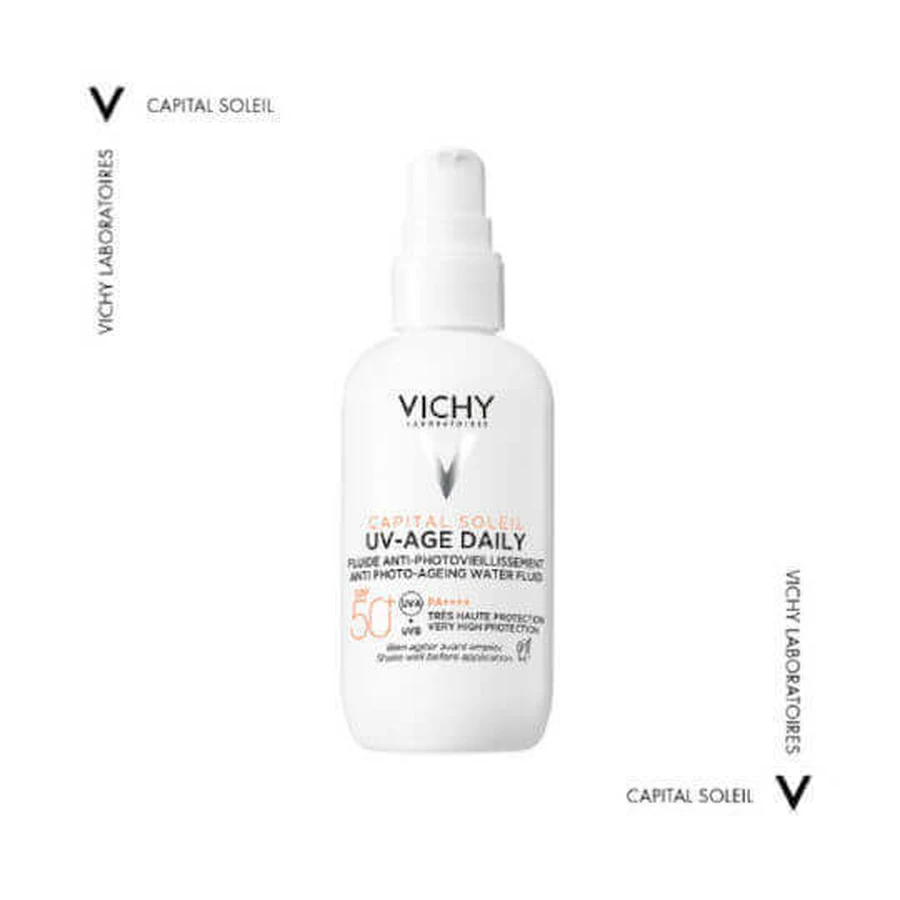 Vichy Capital Soleil UV-Age Денний сонцезахисний крем для обличчя SPF50+ 80мл: ціни та характеристики