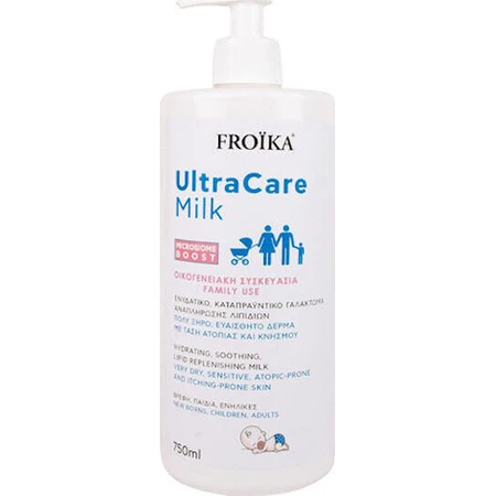 Froika Ultra Care Milk Зволожуючий лосьйон для тіла для атопічної шкіри 750мл: ціни та характеристики