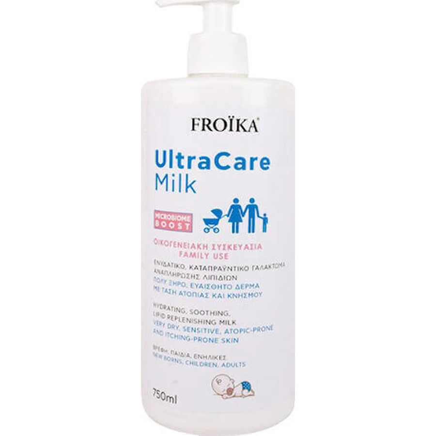 Froika Ultra Care Milk Зволожуючий лосьйон для тіла для атопічної шкіри 750мл: ціни та характеристики
