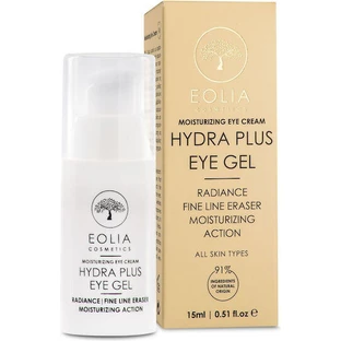 Eolia Cosmetics Hydra Plus Увлажняющий и антивозрастной крем-гель для век с гиалуроновой кислотой 15 мл