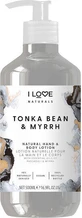 I Love Cosmetics Tonka Bean & Myrrh Увлажняющий лосьон для тела для чувствительной кожи 500 мл