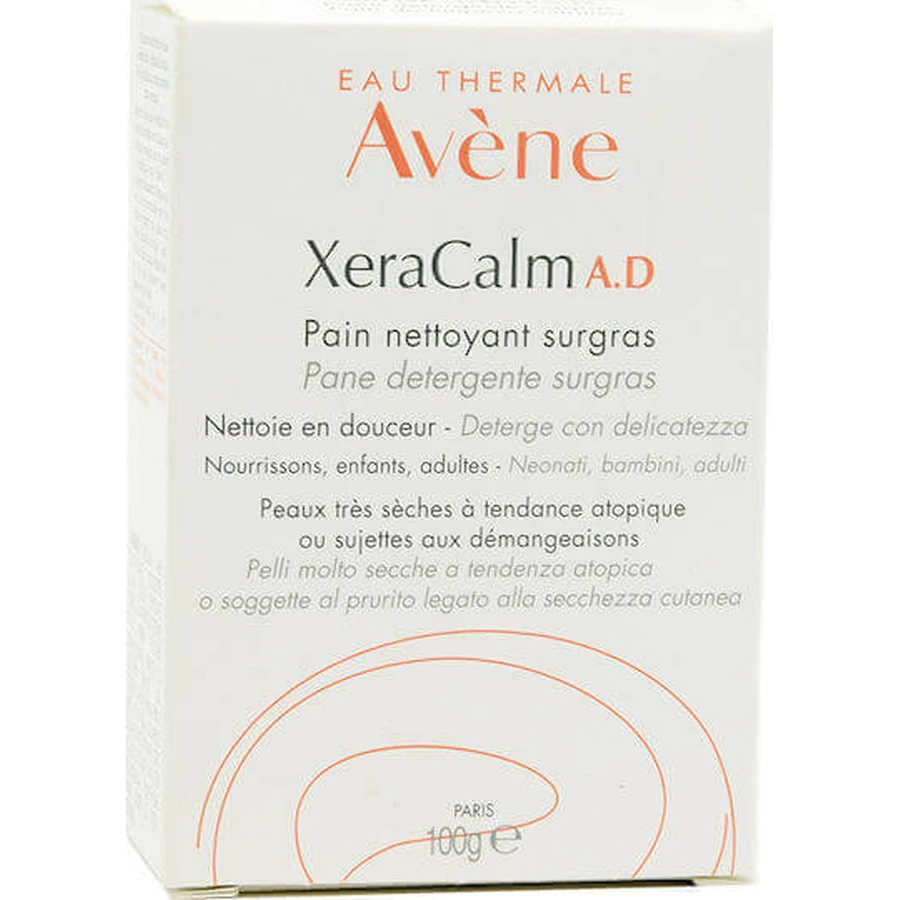 Eau Thermale Avène Xeracalm A.D. Pain Nettoyant Surgras Мило для тіла, що підходить для атопічної шкіри 100гр: ціни та характеристики