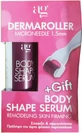 Ag Pharm Dermaroller Dermaroller Microneedle 1.5mm & Body Shape Serum 200ml Body Firming Set 200ml