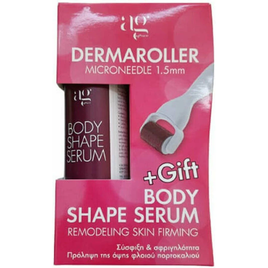 Ag Pharm Dermaroller Dermaroller Microneedle 1.5mm & Body Shape Serum 200ml Body Firming Set 200ml: цены и характеристики