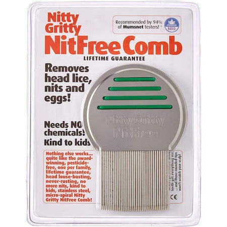 Nitty Gritty Nitfree Нитти Гритти Нитфри Средство от вшей Зеленая расческа 1шт: цены и характеристики