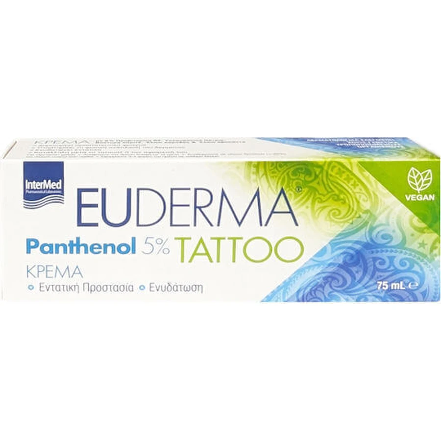 InterMed Euderma Пантенол 5% тату 75гр: цены и характеристики