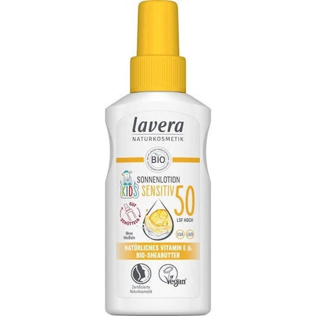 Lavera Водостойкий детский солнцезащитный крем-эмульсия SPF50 100 мл: цены и характеристики