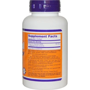 Now Foods Убихинол 100 мг 60 софтгелей
