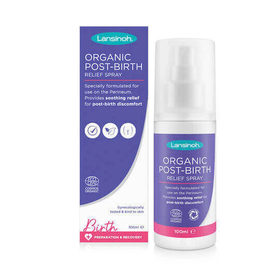 Lansinoh Organic Post-Birth Relief Spray Послеродовой спрей 100 мл: цены и характеристики