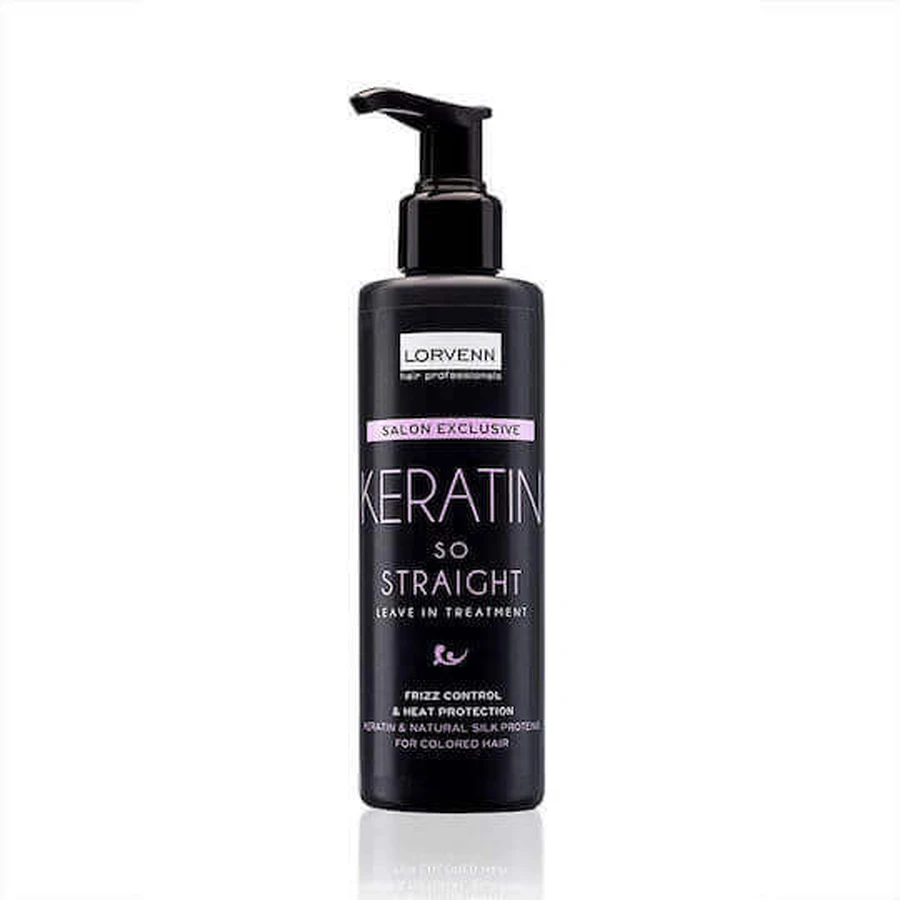 Lorvenn Salon Exclusive Keratin So Straight Leave-In-Treat Кератиновый разглаживающий лосьон для волос 200 мл: цены и характеристики