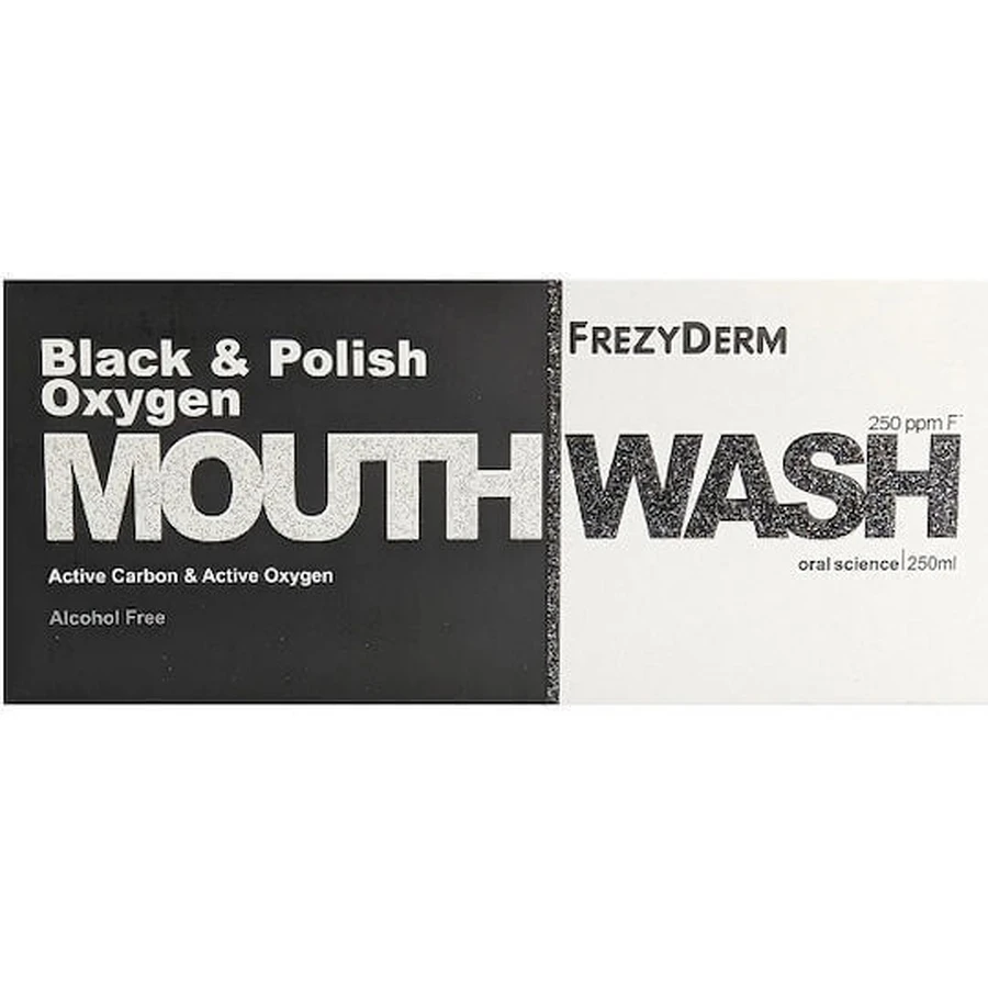 Кисневий ополіскувач для рота Frezyderm Black & Polish: ціни та характеристики