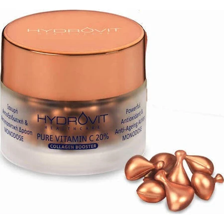 Target Pharma Hydrovit Collagen Booster Зволожуючий та омолоджуючий колагеновий бустер для обличчя з вітаміном С та вітаміном Е для детоксикації та освітлення: ціни та характеристики
