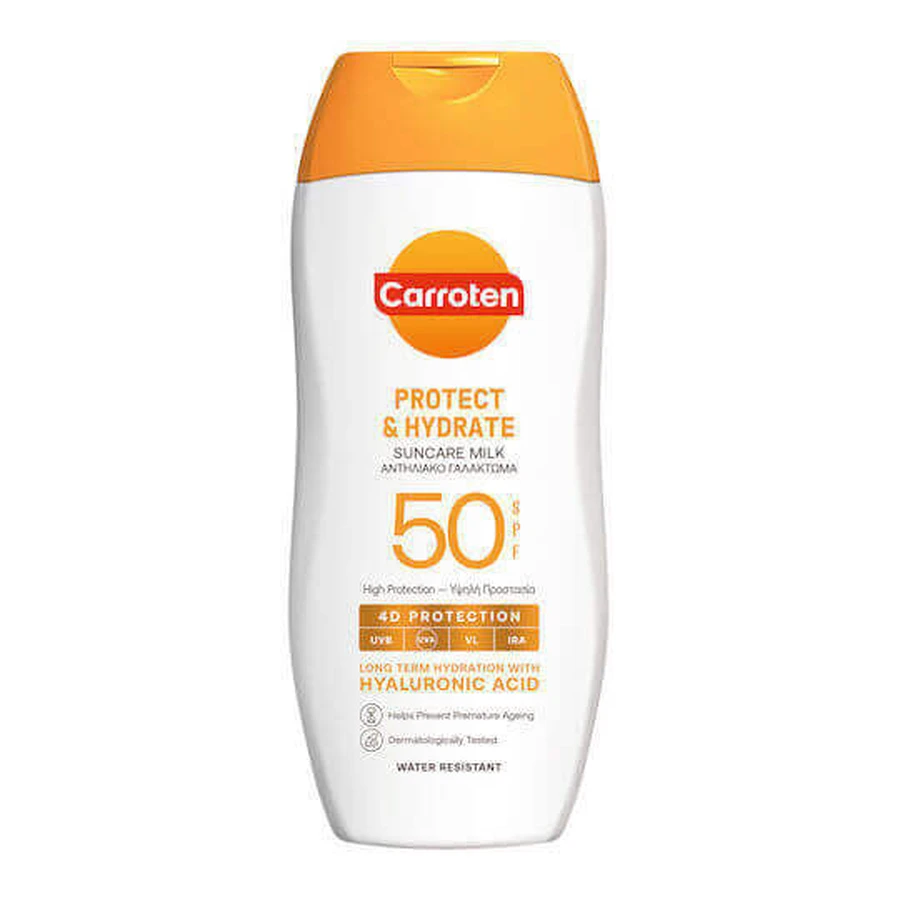 Морквяний водостійкий сонцезахисний крем для тіла SPF50 200 мл: ціни та характеристики