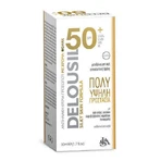Delousil Silky Skin Водостійкий сонцезахисний крем для обличчя SPF50 з пігментом 50 мл: ціни та характеристики