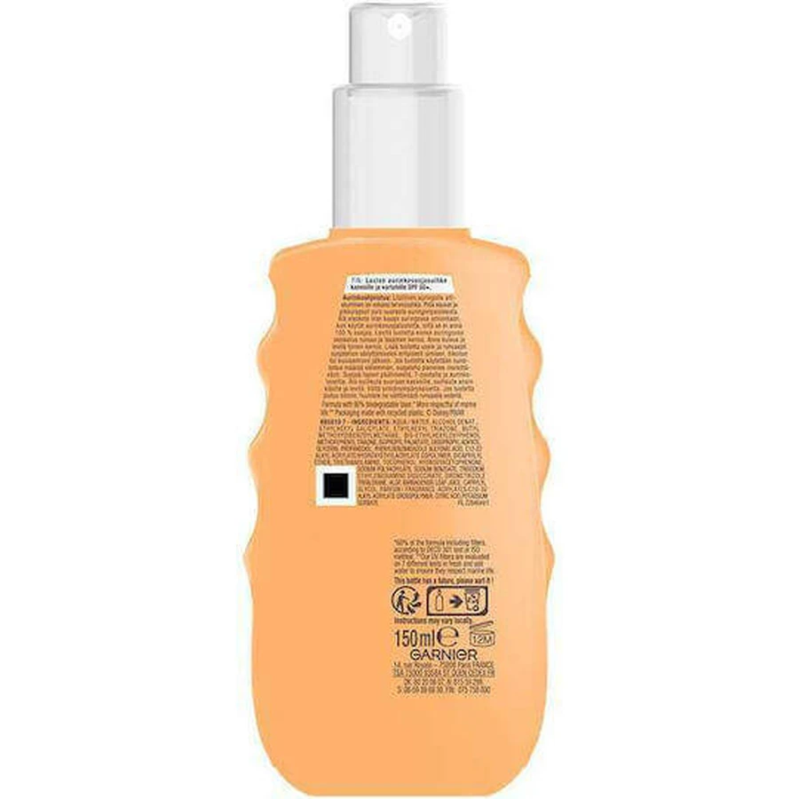 Garnier Ambre Solaire Nemo Водостойкий детский солнцезащитный крем-спрей SPF50 150 мл: цены и характеристики