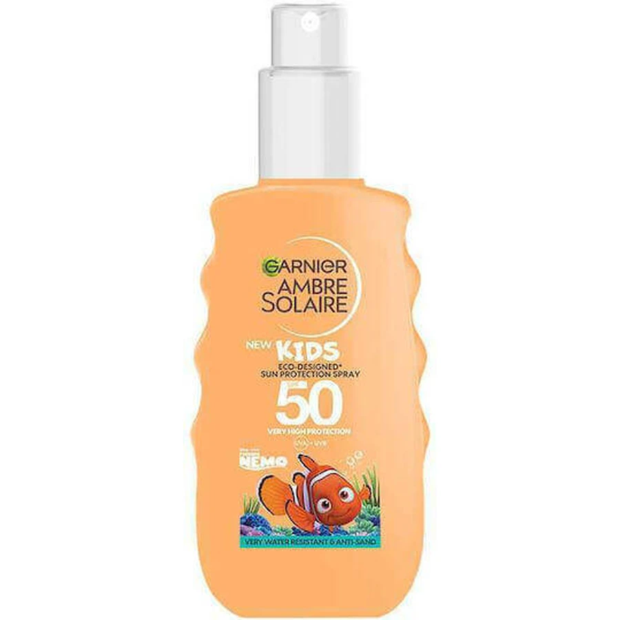 Garnier Ambre Solaire Nemo Водостойкий детский солнцезащитный крем-спрей SPF50 150 мл: цены и характеристики