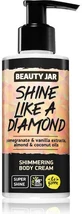 Beauty Jar Сяйво як діамант Зволожуючий крем для тіла з ароматом ванілі для сухої шкіри 150мл
