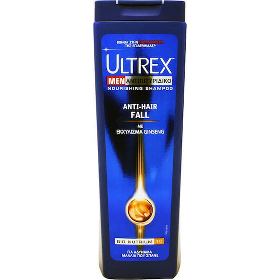 Ultrex Шампунь против выпадения волос и тусклости для всех типов волос 360 мл: цены и характеристики