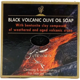 Knossos Soap Чорне вулканічне мило для тіла 120гр