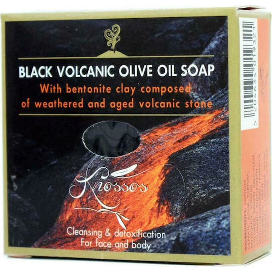 Knossos Soap Чорне вулканічне мило для тіла 120гр: ціни та характеристики