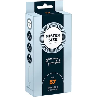 Mister Size Extra Fine Size 57мм Пресервант 10шт