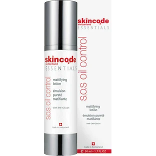 Skincode Essentials S.O.S Oil Control Fluid Moisturising Дневной увлажняющий крем для лица против несовершенств с витамином С 50 мл