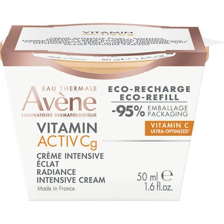 Eau Thermale Avène Vitamin Activ Cg Refill Освітлюючий денний крем для обличчя з гіалуроновою кислотою та вітаміном С 50мл: ціни та характеристики