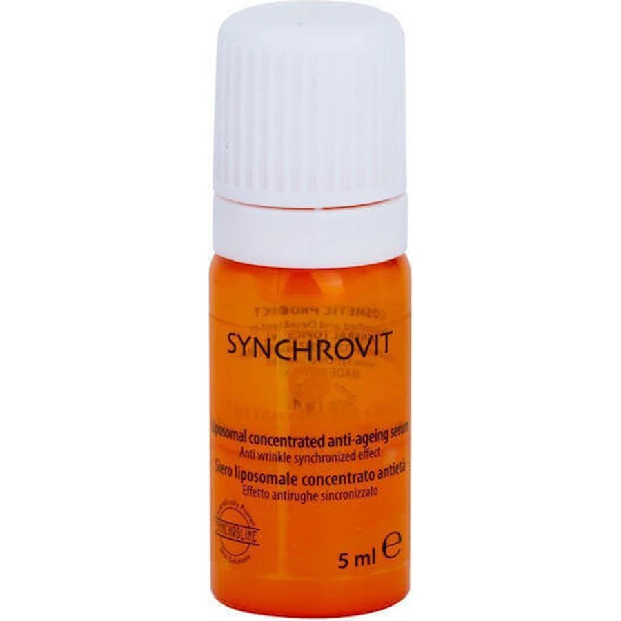 Сироватка для обличчя Synchroline Synchrovit C Зволожуюча та антивікова сироватка для обличчя з вітаміном С та гіалуроновою кислотою для освітлення та тонізації 6х5мл: ціни та характеристики