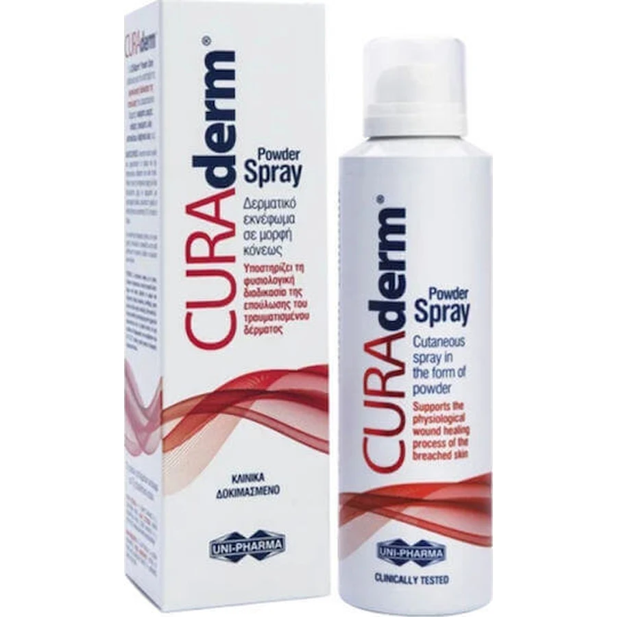 UNI-PHARMA CURAderm CURAderm Порошковий загоювальний спрей 125мл: ціни та характеристики