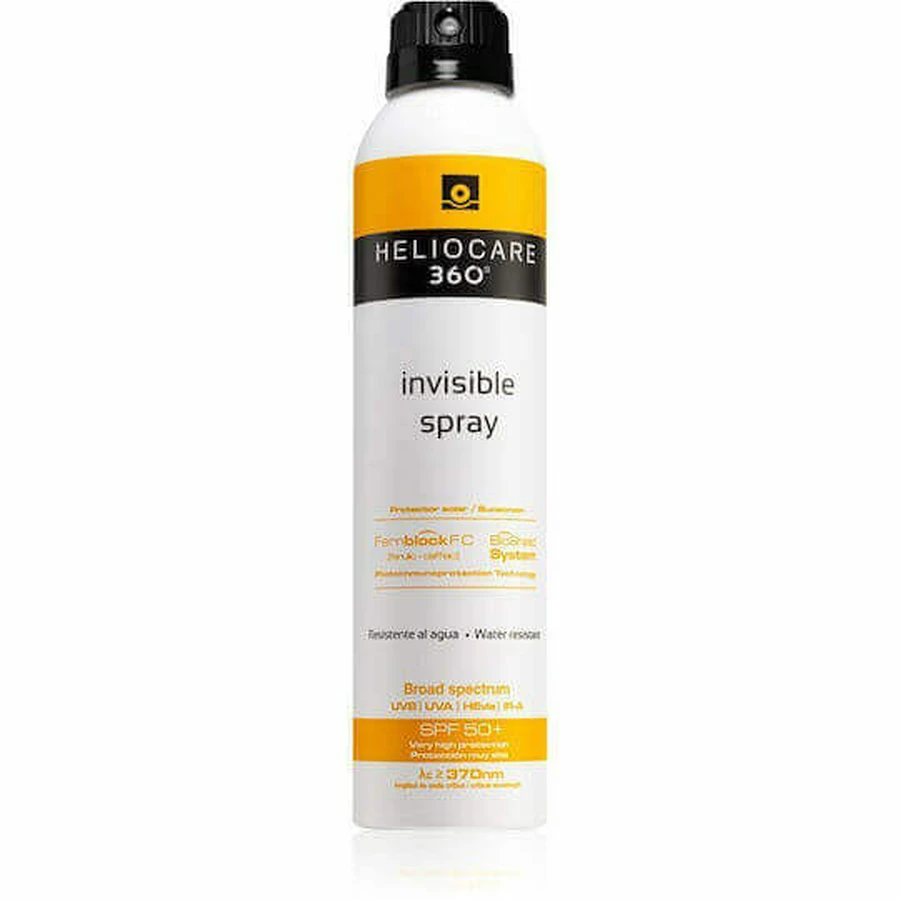 Heliocare 360° Невидимий сонцезахисний лосьйон для тіла SPF50 Спрей 200мл: ціни та характеристики